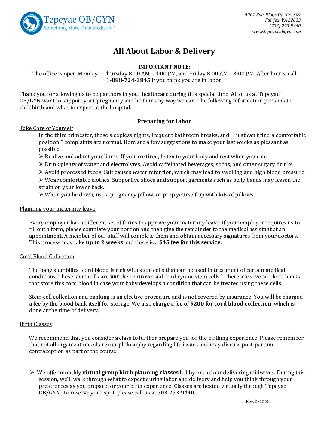 About Labor and Delivery | Tepeyac OB/GYN | Tepeyac OB/GYN